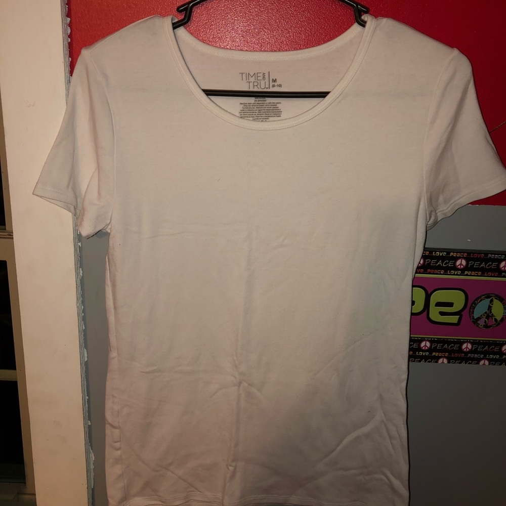 white time and tru tshirt